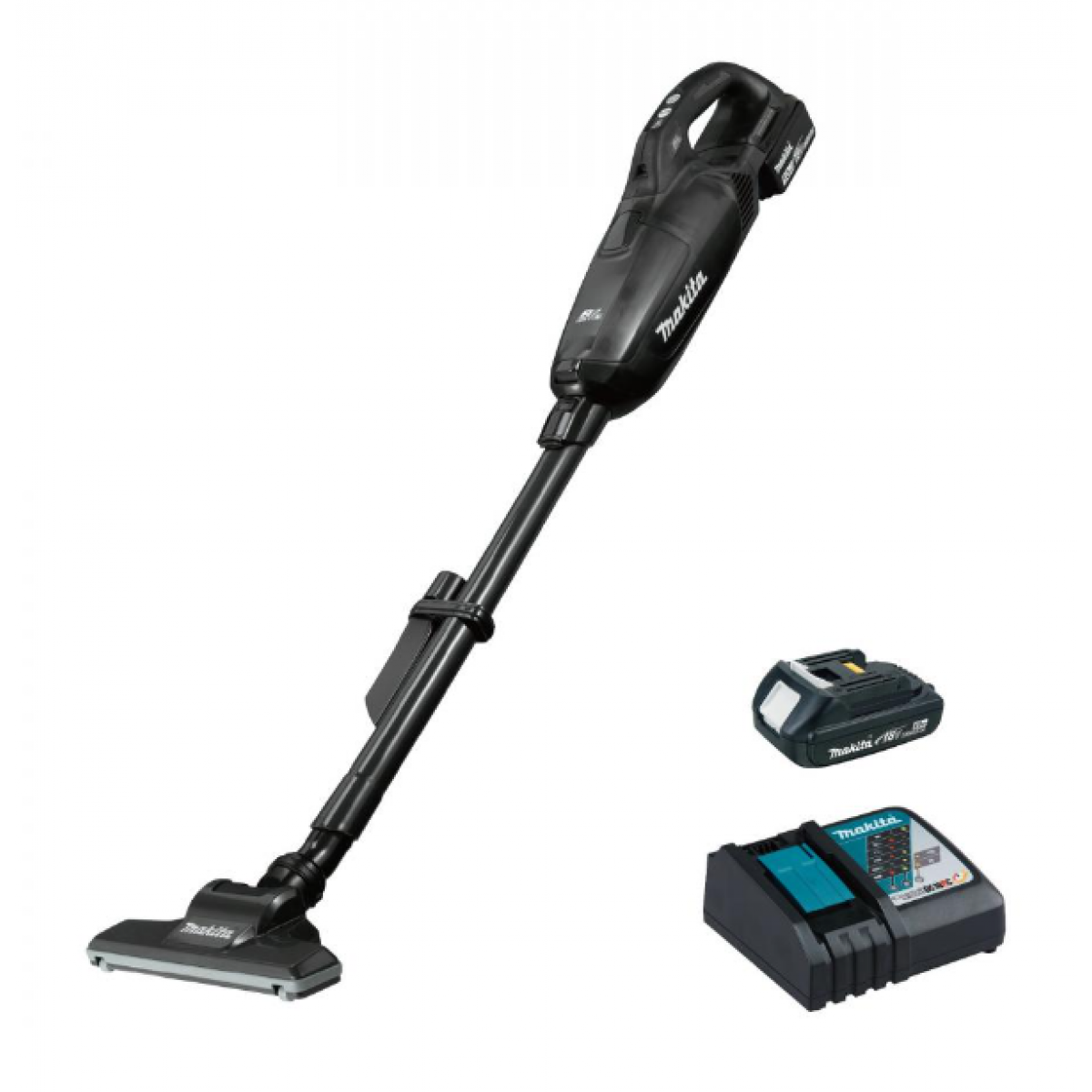 Makita DCL285FRAB 18V 充電塵袋式吸塵機套裝 (黑色)